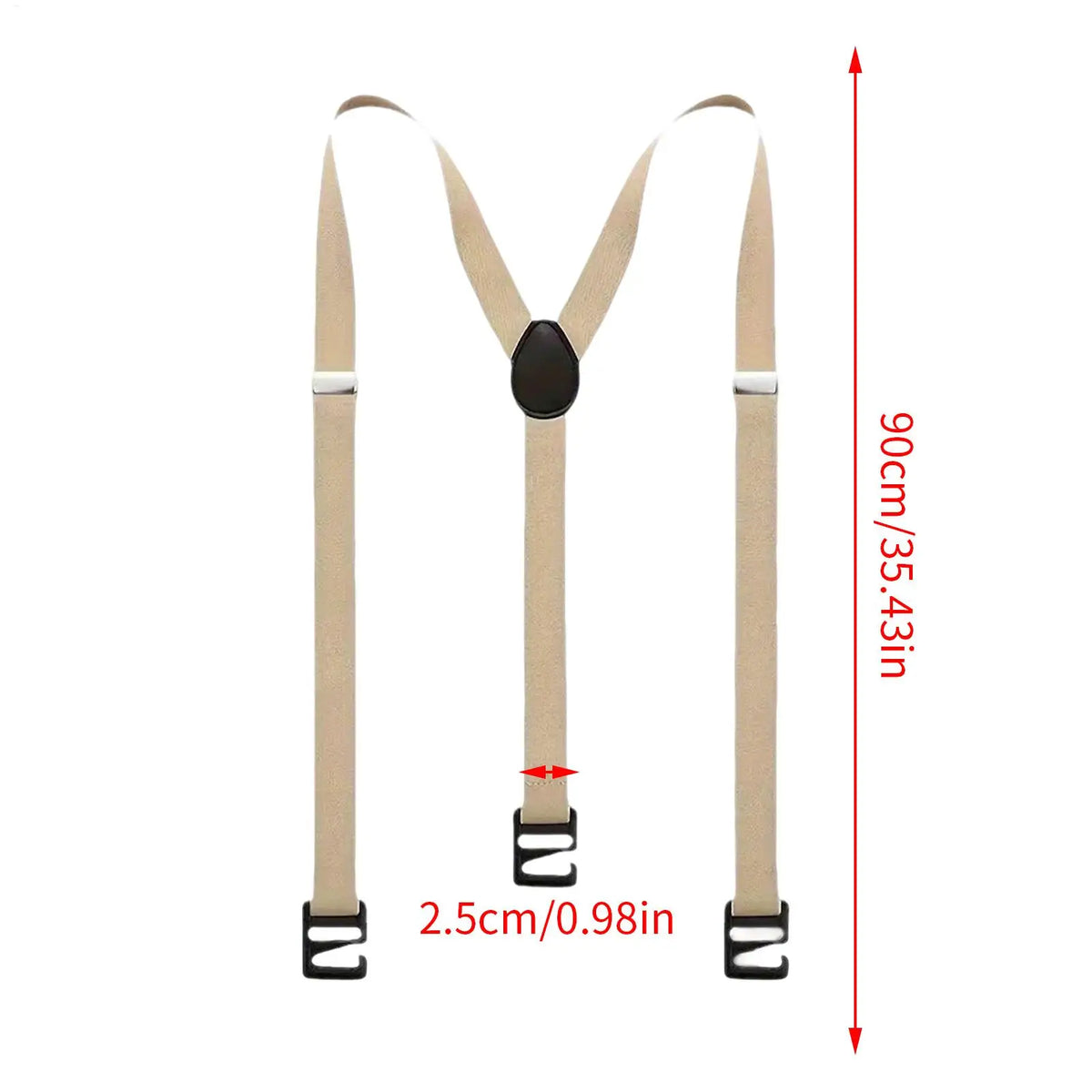 Suspenders for Men Heavy Duty Fashion Wide Black Mens Suspenders for Jeans Dress Pants X Back Elastic Adjustable Work