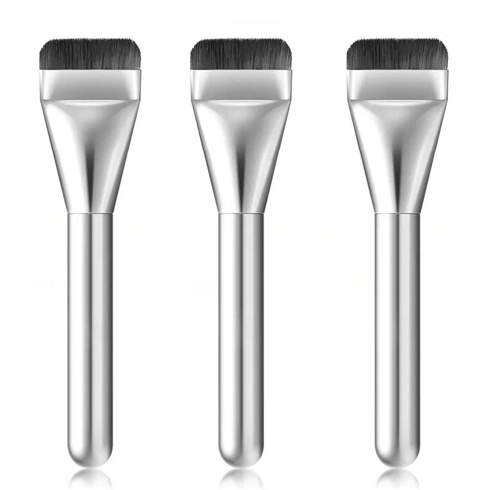 Ultra Thin Foundation Brush Lightweight and Thin Face Contour Brush Flat Contour Brush Blending Foundation Cream Makeup Brushes