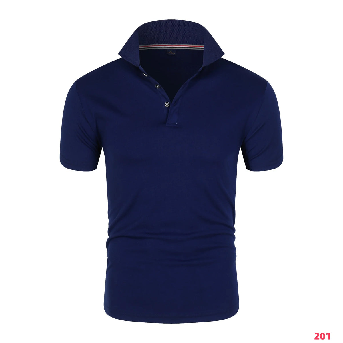 2025 New Men's Collar T-Shirt White Casual Short Sleeved Golf Collar Shirt New Polo Shirt Summer High Quality