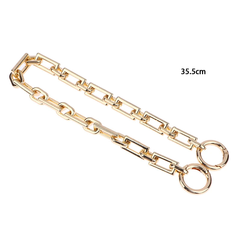 Bag Extension Chain Crossbody Purse Bag Chain Strap Handbag Hanging Buckle DIY Replacement Chain Charms Shoulder Bag Accessories