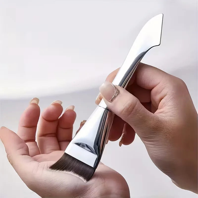 Ultra-Thin Foundation Brush Lightweight Flat Contour Brush for Seamless Blending of Cream and Liquid Makeup Professional Tools