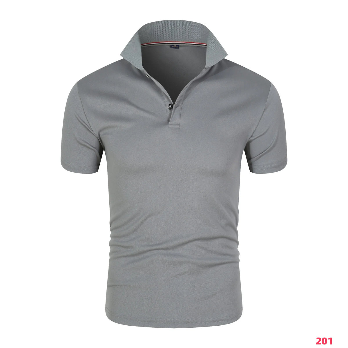 2025 New Men's Collar T-Shirt White Casual Short Sleeved Golf Collar Shirt New Polo Shirt Summer High Quality