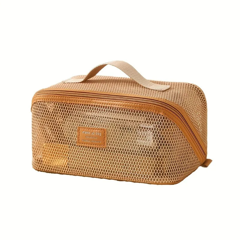 Makeup Organizer Female Toiletry Kit Bag Make Up Case Storage Pouch Luxury Lady Box, Cosmetic Bag, Organizer Bag For Travel Zip