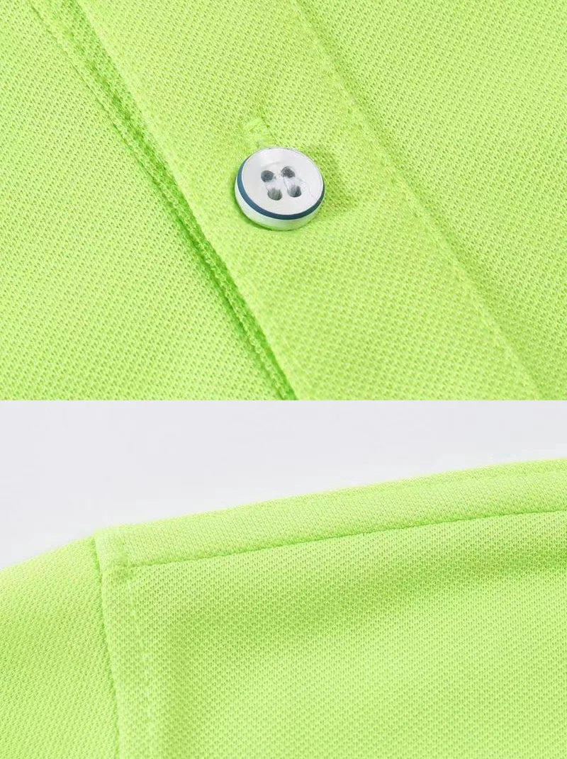 Mens Polo Shirts Short Sleeve Casual Solid Color Fashion Summer Lapel Male Turndown Tops Work Clothes Breathabl Comfortable