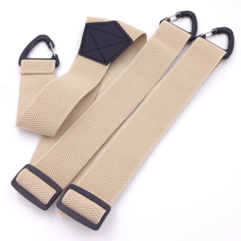 Hidden Suspenders for Men Heavy Duty Work Under Y Back Suspender Clothes 1.5 Inches with 3 Snap Loop