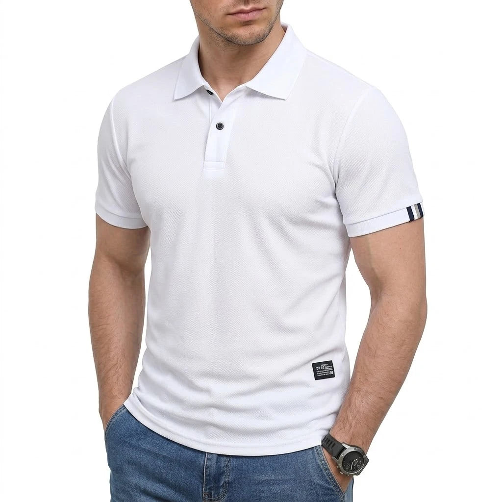 Men's Short Sleeve Polo Shirts Summer Casual T-Shirts for Men Dry Fit Hikking TShirt Tops Lightweight Shirts for Work Athletic