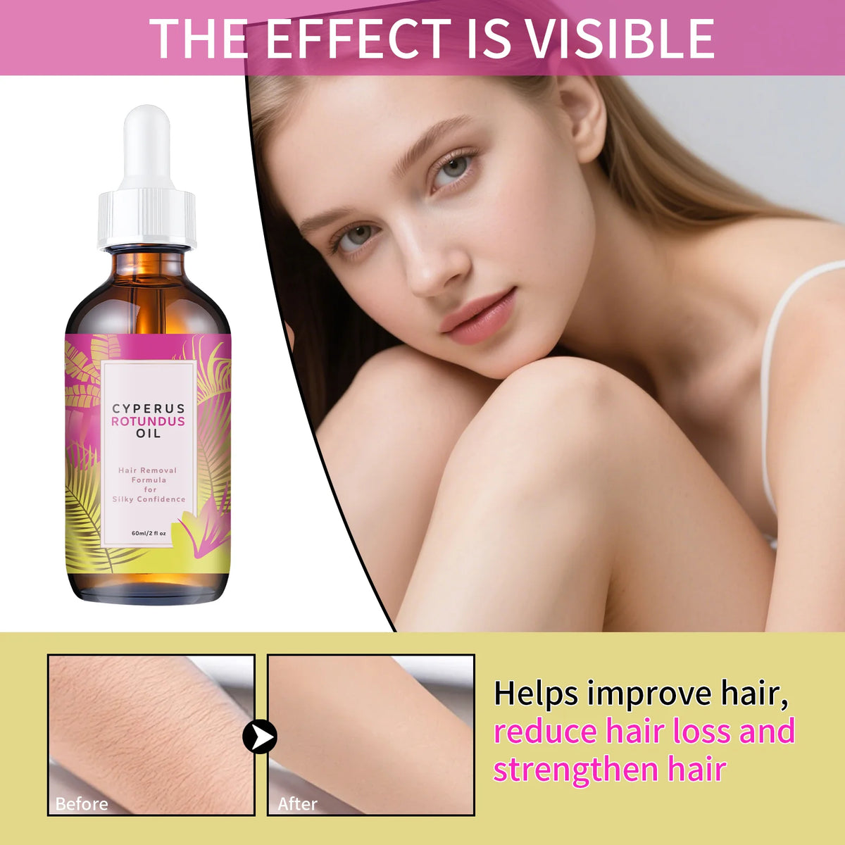 Post-Hair Removal Care Oil – Jojoba and Almond Blend Soothes Sensitivity, Locks in Hydration and Supports Daily Skin Comfort
