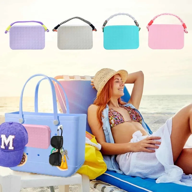 Silicone Phone Holder Durable Water-resistant Insert Bag Summer Travel Cellphone Protection Beach Bags Organizer Accessories