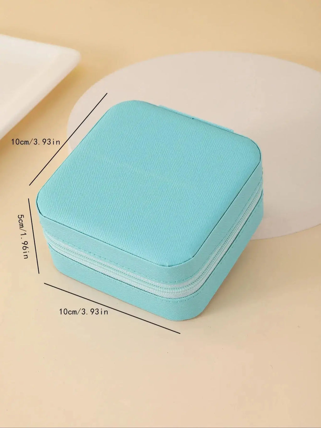 Portable Jewelry Storage Box Travel Organizer Jewelry Case Leather Storage Earrings Necklace Ring Jewelry Organizer Display