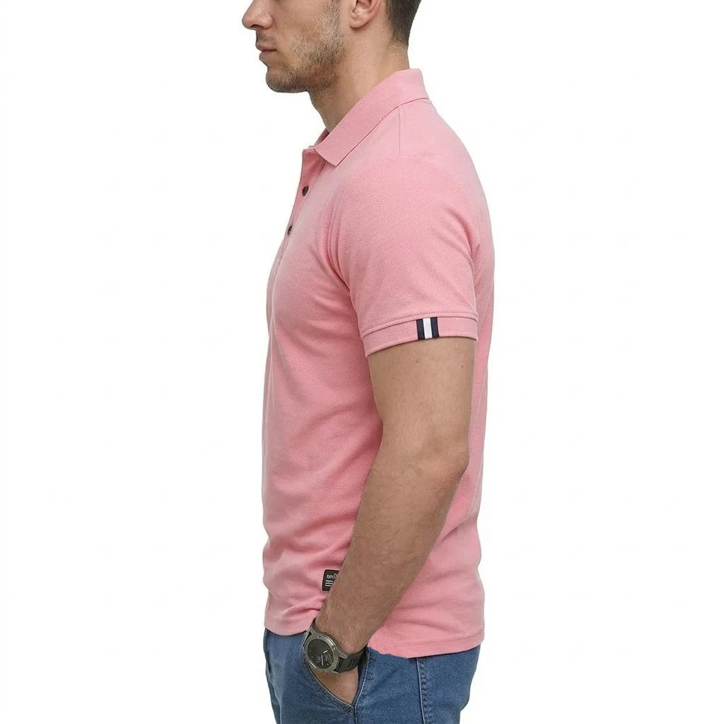 Men's Short Sleeve Polo Shirts Summer Casual T-Shirts for Men Dry Fit Hikking TShirt Tops Lightweight Shirts for Work Athletic