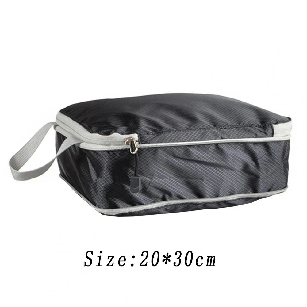 Compression Packing Cubes Travel Luggage Organizer for Carry on Luggage Large Capacity Suitcase Bags Set Waterproof Storage Bags