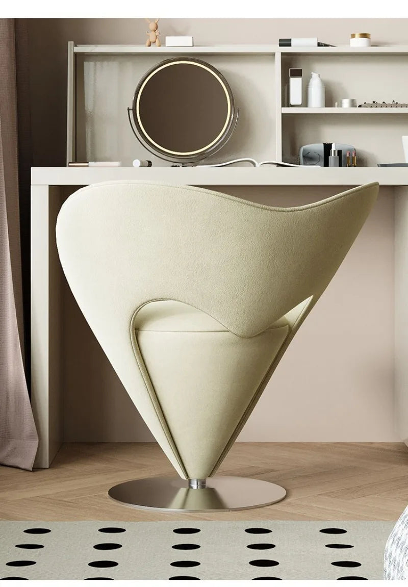 Modern Simple Makeup Stool Luxury Bedroom Dressing Room Rotatable Stools Multiple Colors Creative Interior Home Furniture