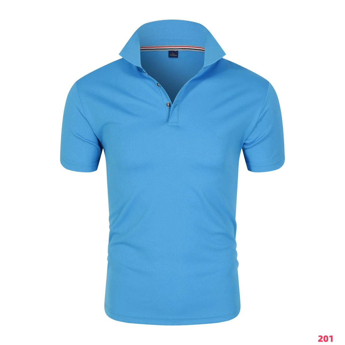 2025 New Men's Collar T-Shirt White Casual Short Sleeved Golf Collar Shirt New Polo Shirt Summer High Quality