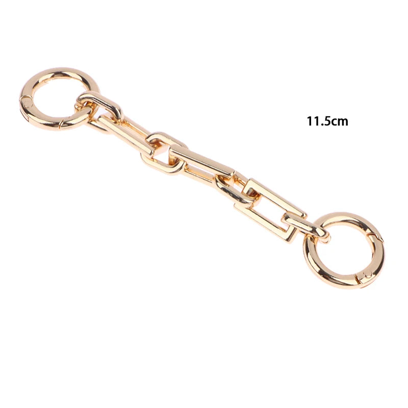 Bag Extension Chain Crossbody Purse Bag Chain Strap Handbag Hanging Buckle DIY Replacement Chain Charms Shoulder Bag Accessories