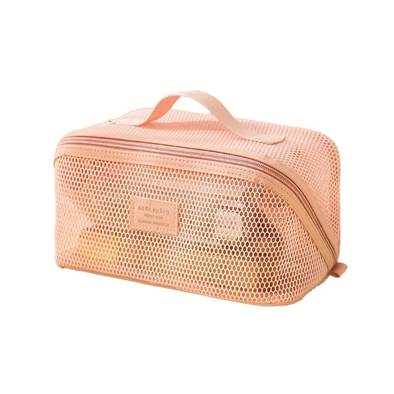 Makeup Organizer Female Toiletry Kit Bag Make Up Case Storage Pouch Luxury Lady Box, Cosmetic Bag, Organizer Bag For Travel Zip