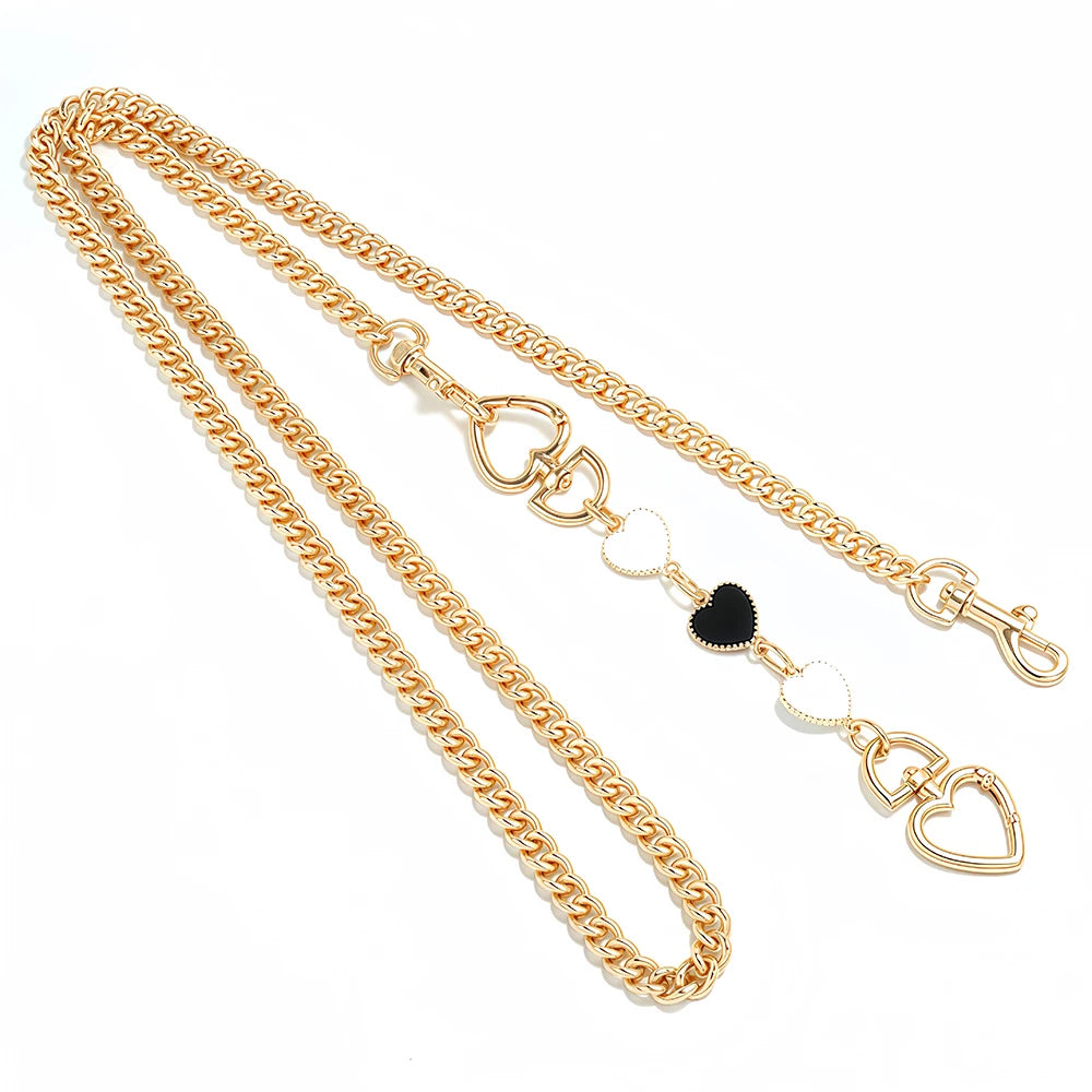 Fashion Bag Extension Chains Charm Crossbody Handbags Purse Metal Extender Chain Replacement DIY Shoulder Bag Accessories Gift