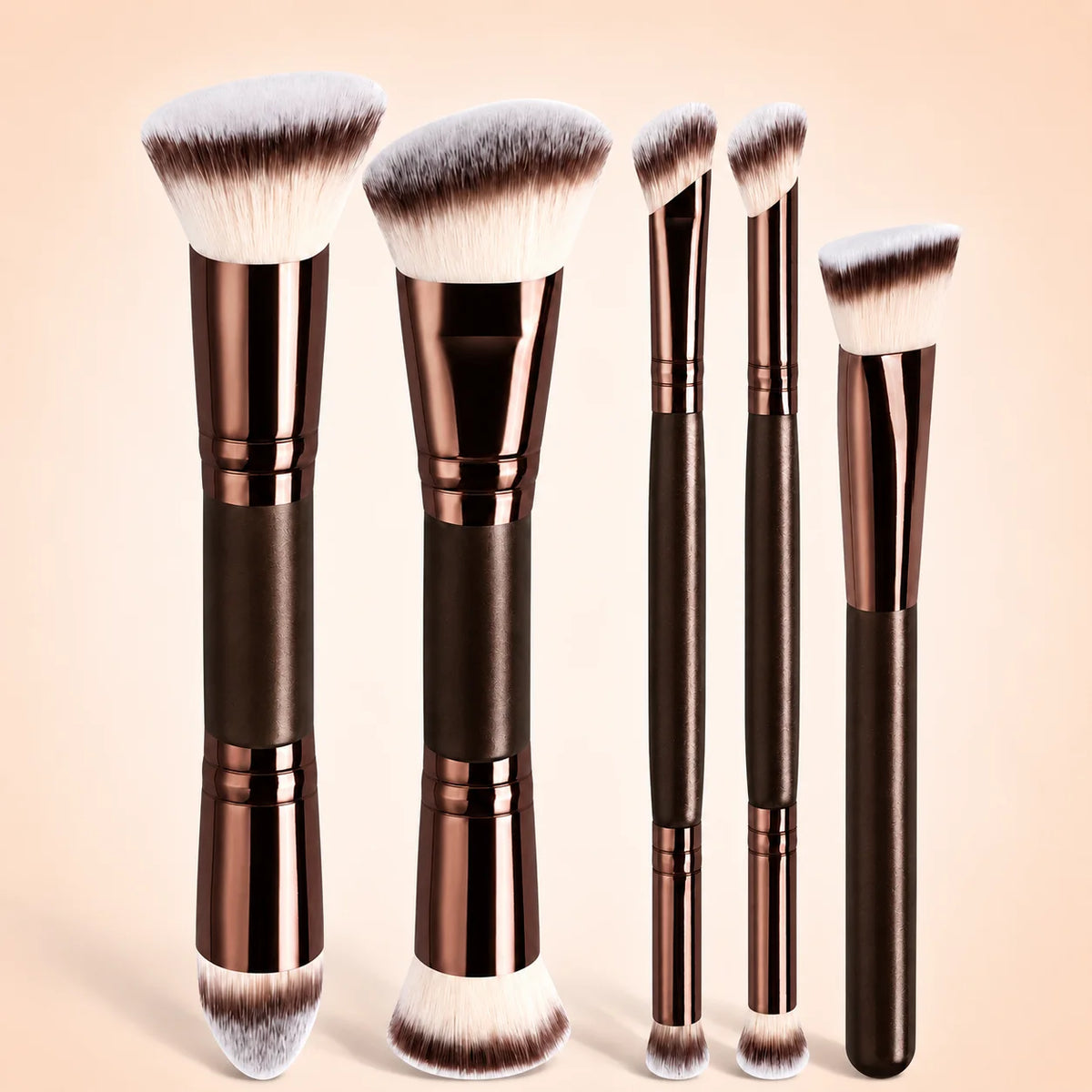 5pcs/18pcs/21pcs Makeup Tool Set, Including 18pcs Makeup Brush Sets+1pc Makeup Bag+2pcs Air Cushion Puff Accessories