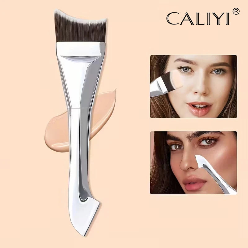 Ultra-Thin Foundation Brush Lightweight Flat Contour Brush for Seamless Blending of Cream and Liquid Makeup Professional Tools
