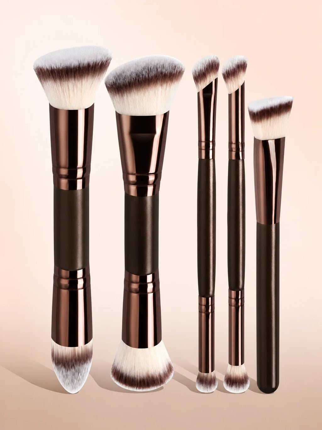 5pcs/18pcs/21pcs Makeup Tool Set, Including 18pcs Makeup Brush Sets+1pc Makeup Bag+2pcs Air Cushion Puff Accessories