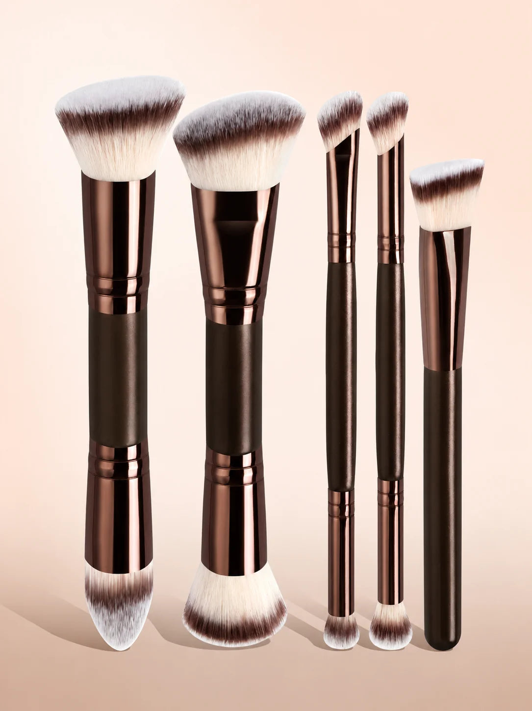 5pcs/18pcs/21pcs Makeup Tool Set, Including 18pcs Makeup Brush Sets+1pc Makeup Bag+2pcs Air Cushion Puff Accessories