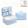 Compression Packing Cubes 5-in-1 Travel Luggage Organizer Bag Portable Multi Compartment Clothes Storage Suitcase Accessories
