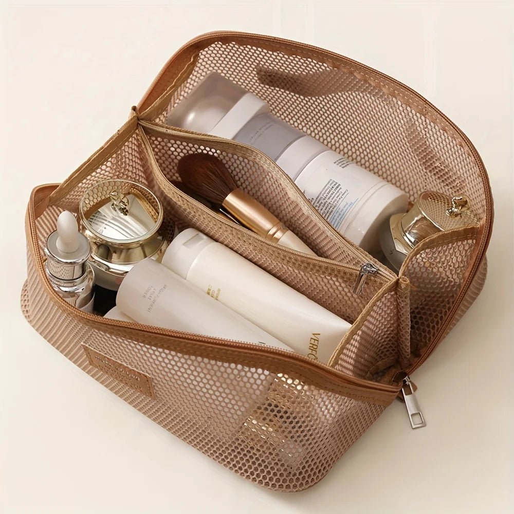 Makeup Organizer Female Toiletry Kit Bag Make Up Case Storage Pouch Luxury Lady Box, Cosmetic Bag, Organizer Bag For Travel Zip