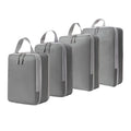 4pcs Large Capacity Travel Compression Packing Cubes Bag Portable Waterproof Suitcase Clothes Organizers For Travel Home Storage