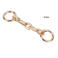 Bag Extension Chain Crossbody Purse Bag Chain Strap Handbag Hanging Buckle DIY Replacement Chain Charms Shoulder Bag Accessories
