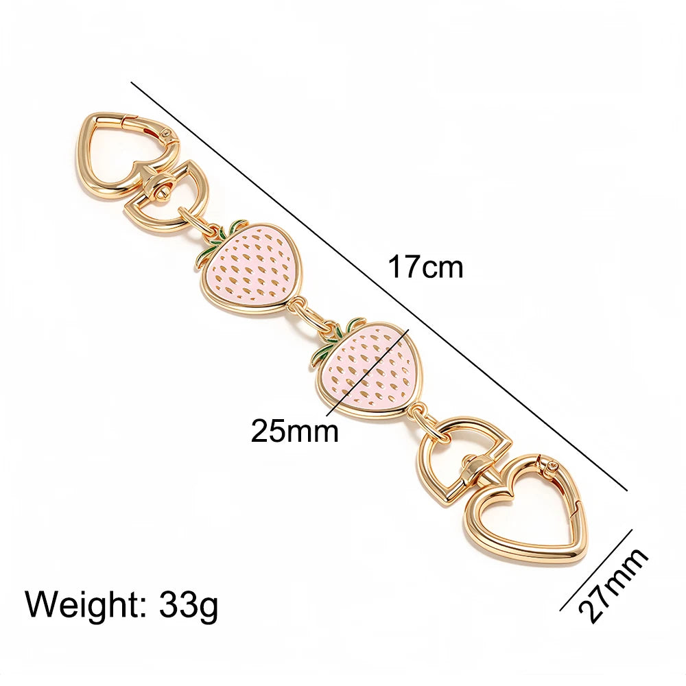 Fashion Bag Extension Chains Charm Crossbody Handbags Purse Metal Extender Chain Replacement DIY Shoulder Bag Accessories Gift