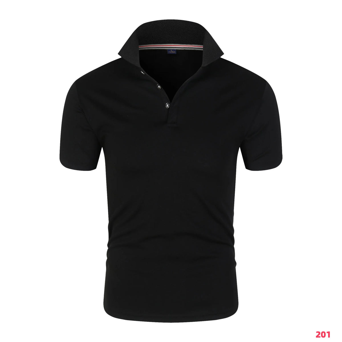 2025 New Men's Collar T-Shirt White Casual Short Sleeved Golf Collar Shirt New Polo Shirt Summer High Quality