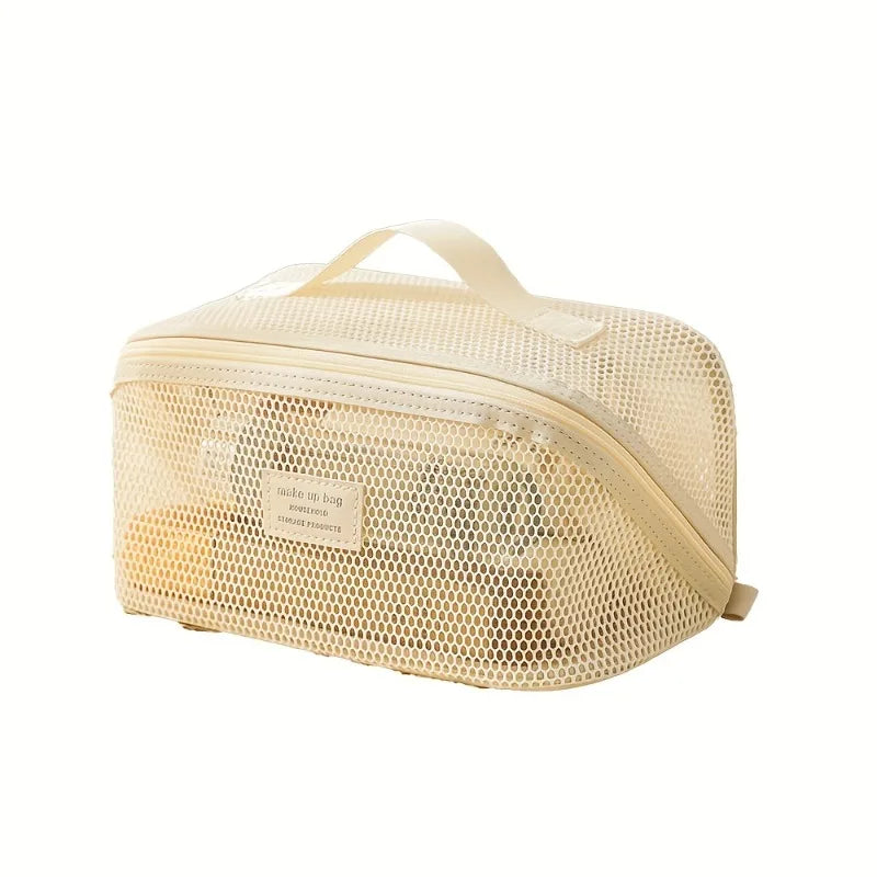 Makeup Organizer Female Toiletry Kit Bag Make Up Case Storage Pouch Luxury Lady Box, Cosmetic Bag, Organizer Bag For Travel Zip