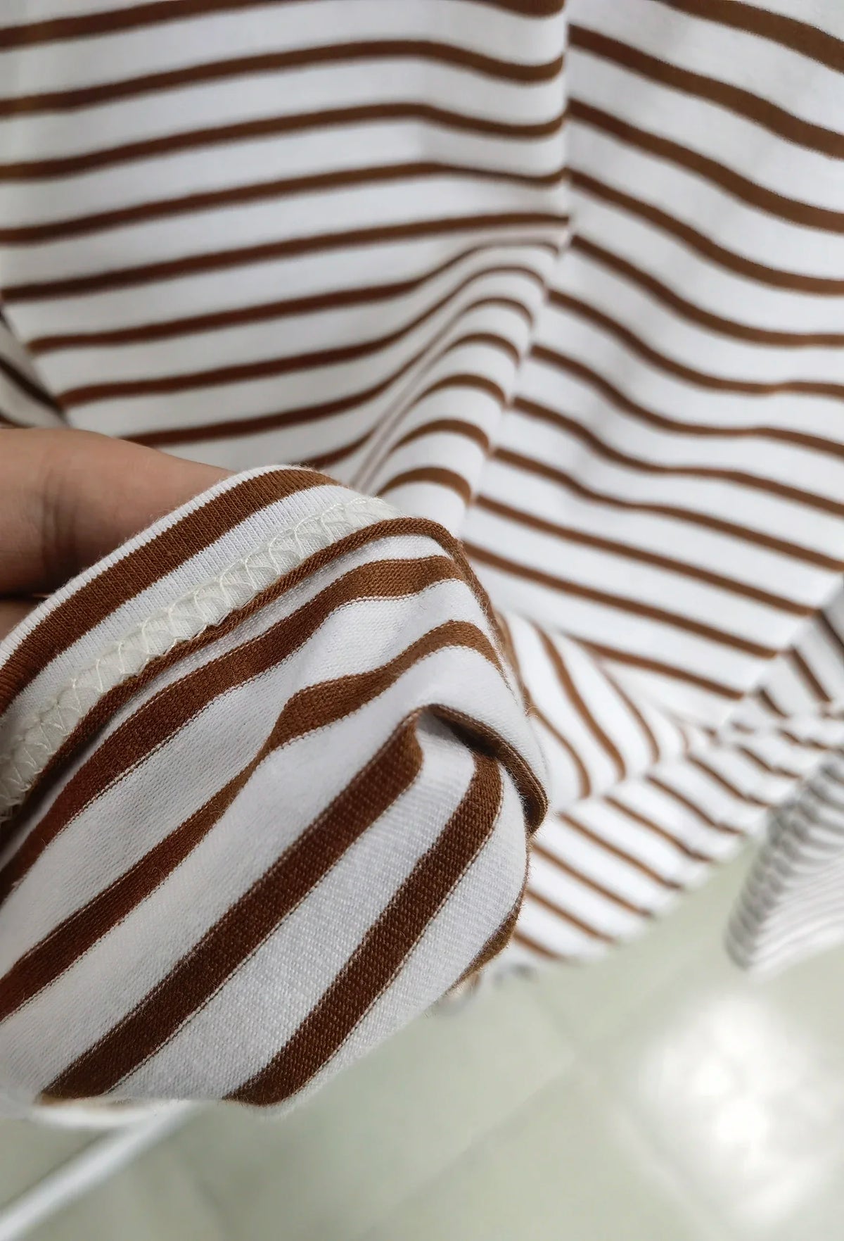 Wolfeel 2025 Summer Long Sleeve Striped T-Shirts Women Basic Casual Tops Female Cozy Loose Cotton Tees Harajuku T Shirt New