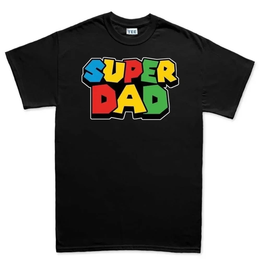 Super Dad Summer T-shirt Super Dad Men T-shirt Father's Day Gift