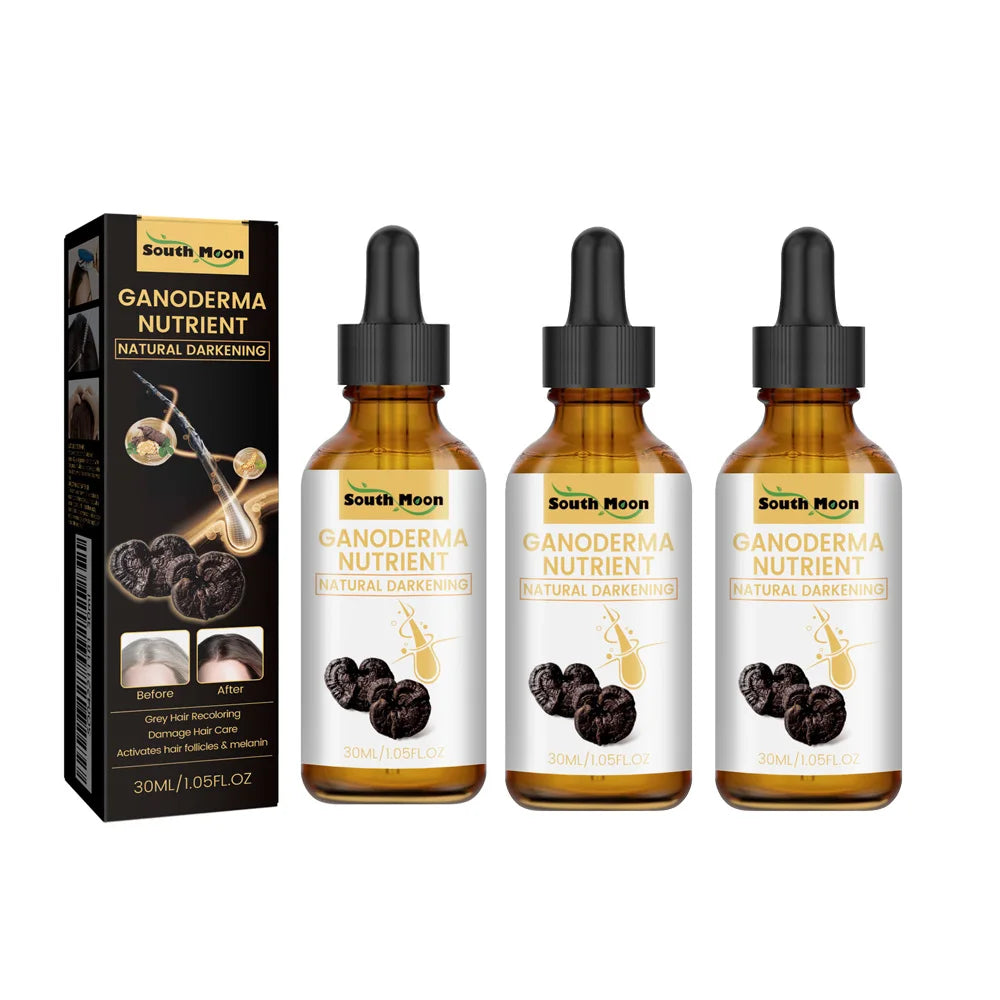 White To Black Hair Oil for Repairing From White To Black Nourishing Moisturizing Scalp Herbal Lotion Liquid Repair Hair Care