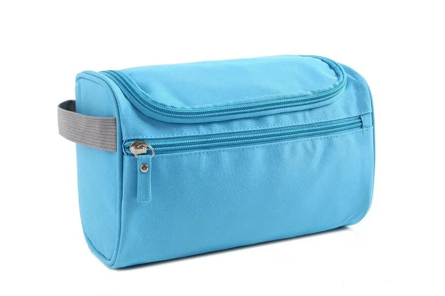 Portable Makeup Bag Unisex Capacity Waterproof Cosmetic Organizer Toiletry Hanging Case Pouch for Women Men Wash Shaving Make Up