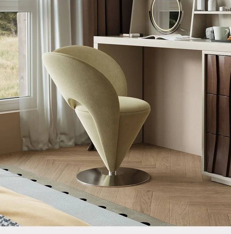 Modern Simple Makeup Stool Luxury Bedroom Dressing Room Rotatable Stools Multiple Colors Creative Interior Home Furniture