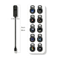LED Car Star Projector Galaxy Light USB Plug & Play 10 Patterns Galaxy Astronaut Moon Projection Lamp for Car Interior Bedroom
