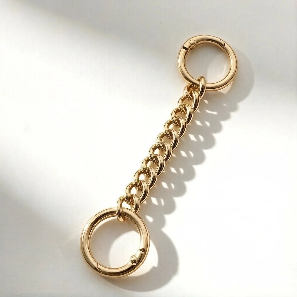 10-20cm Bag Strap Extender DIY Handbag Purse Chain with Metal Buckles for Purses Handbags Wallet Clutch Shoulder Crossbody Bags