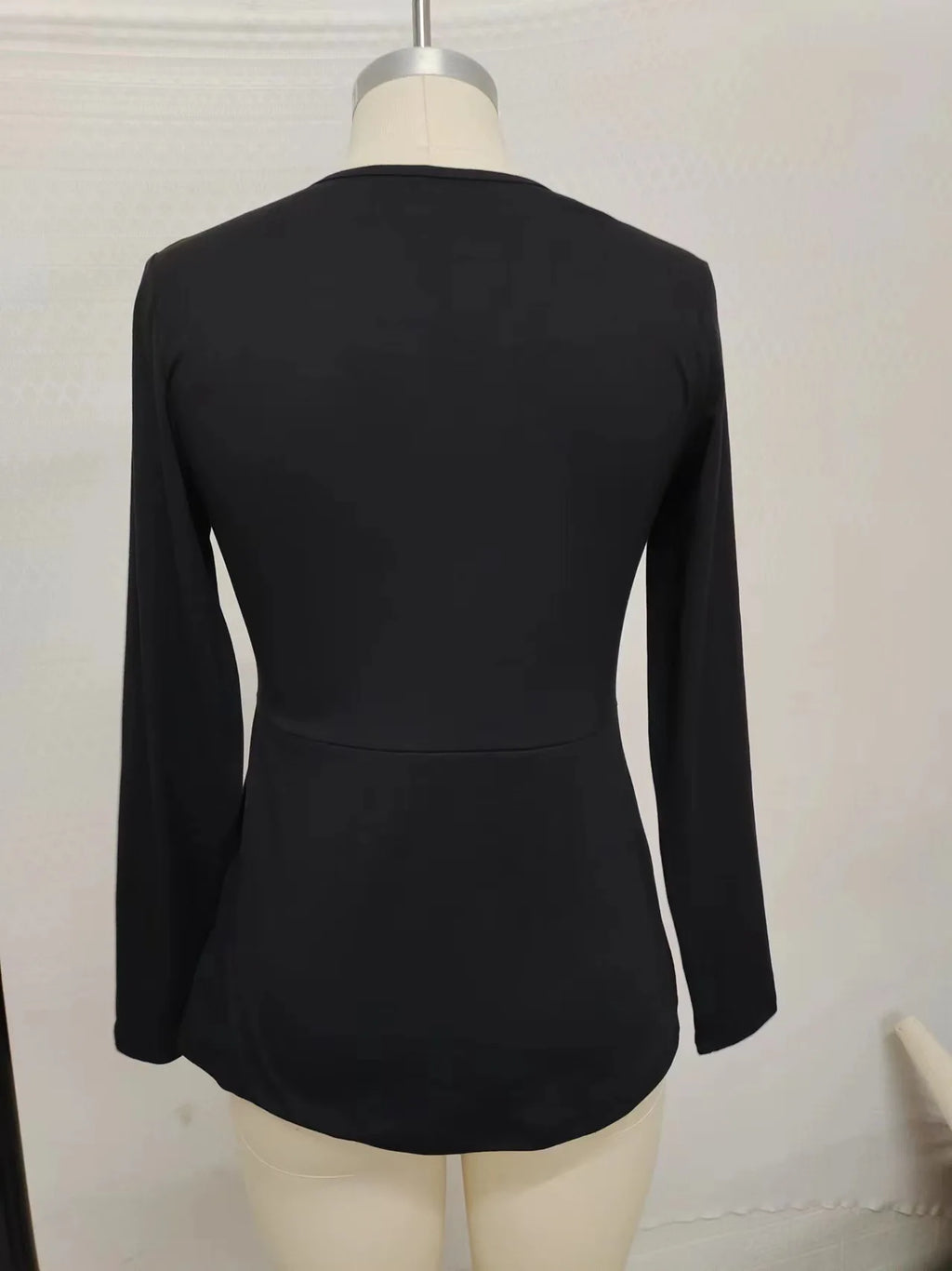 2025 New Women'S Long Sleeve T Shirts Fall Casual Tops Trendy Kink Solid Colors Blouses Autumn Pullover Clothes Camiseta Mujer