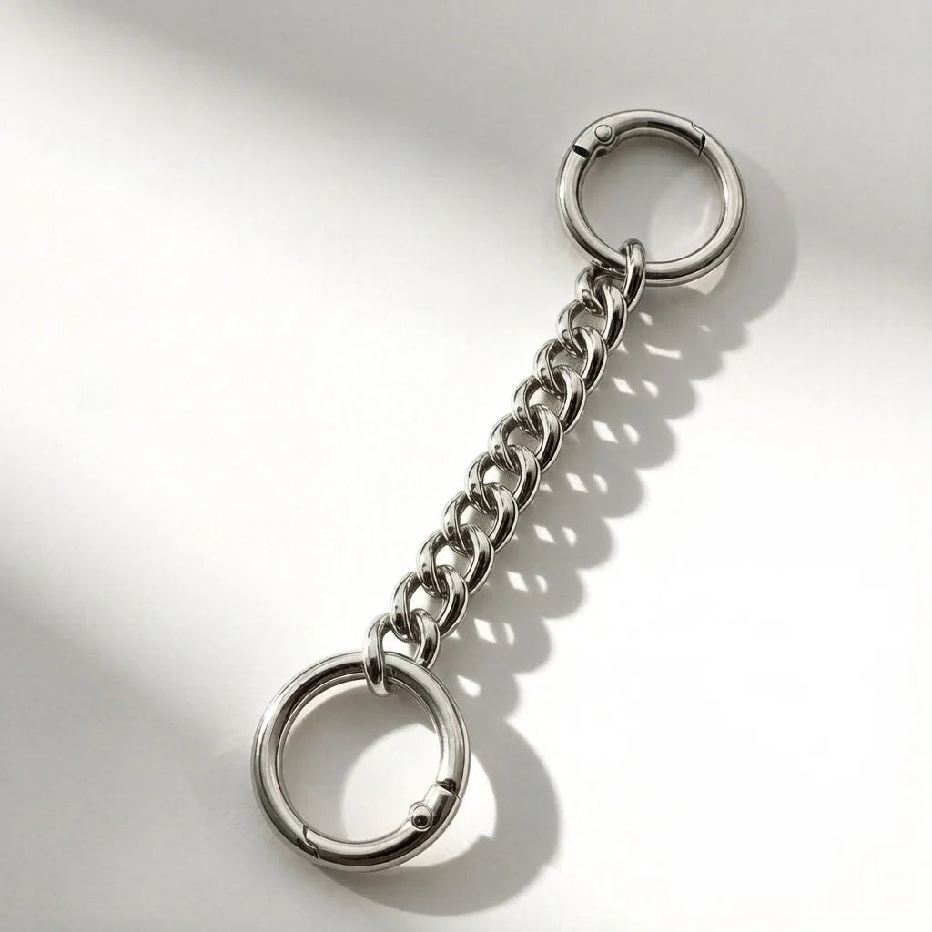 10-20cm Bag Strap Extender DIY Handbag Purse Chain with Metal Buckles for Purses Handbags Wallet Clutch Shoulder Crossbody Bags