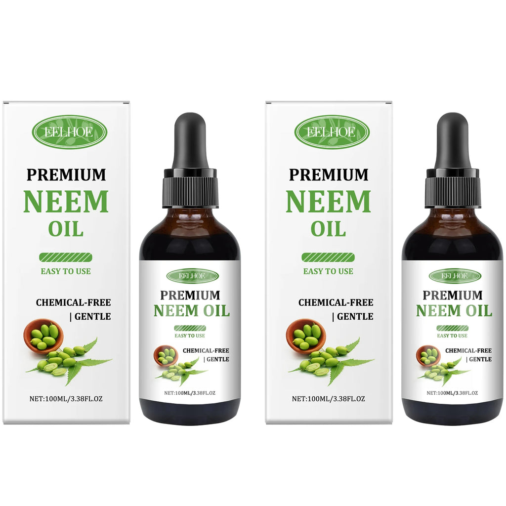Premium Neem Oil Activating Hair Follicles Stimulate Hair Growth Deeply Moisturizing Skin Nourish Nail Surface Neem Massage Oil