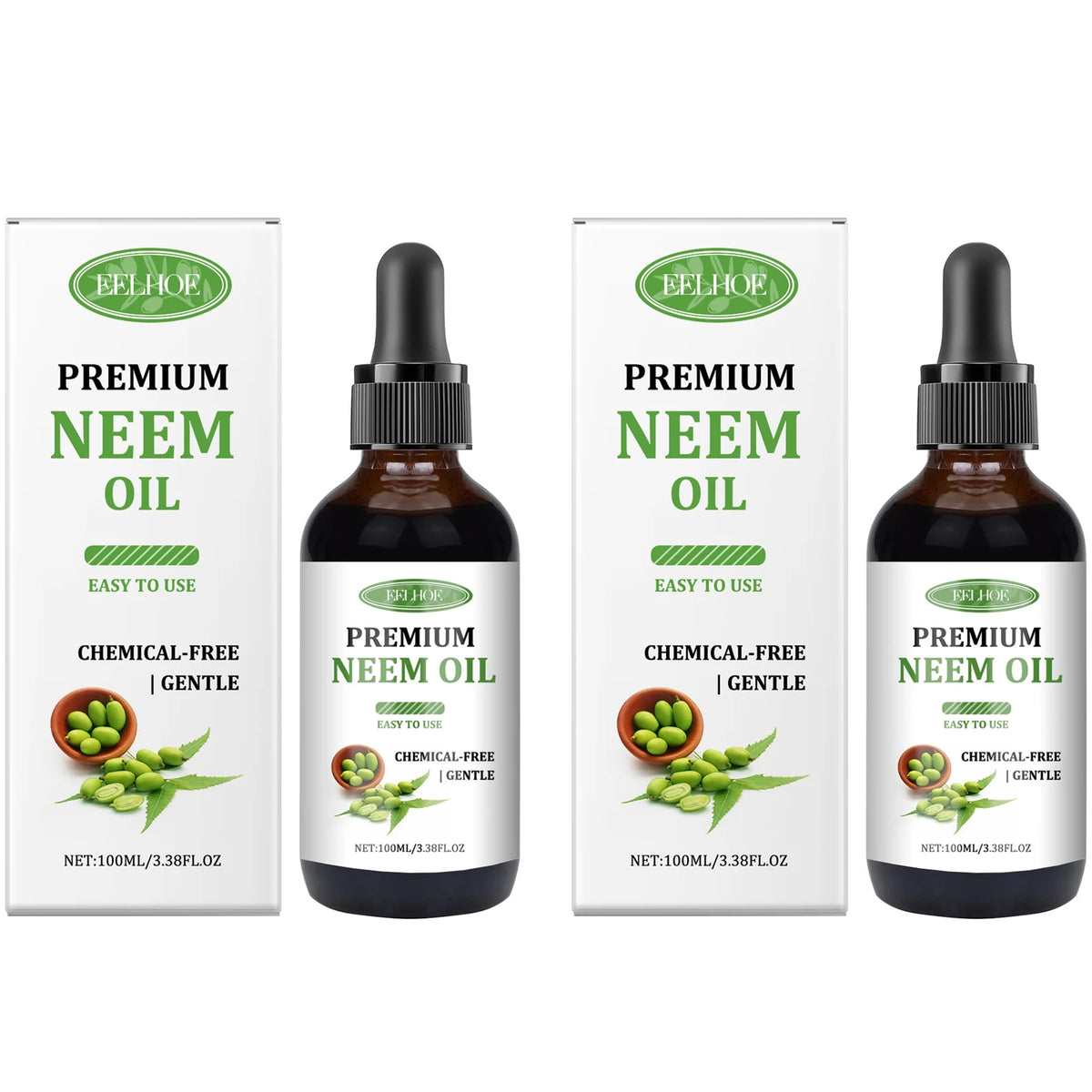 Premium Neem Oil Activating Hair Follicles Stimulate Hair Growth Deeply Moisturizing Skin Nourish Nail Surface Neem Massage Oil